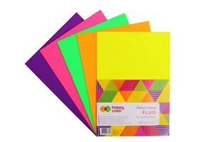 Bild von Tektura falista Happy Color fluo A4 5 kolorów 5 arkuszy