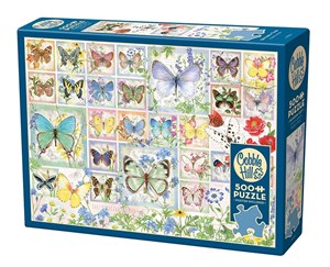 Bild von Puzzle 500 Kolorowe motyle