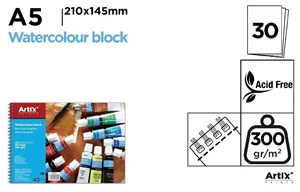 Obrazek Blok do akwareli A5/30K 300g