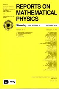 Obrazek Reports On Mathematical Physics 86/3 - Polska