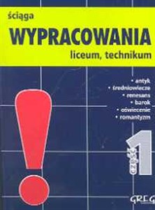 Bild von Wypracowania 1 ściąga Liceum technikum