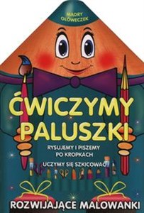 Obrazek Mądry ołóweczek Ćwiczymy paluszki Rozwijające malowanki