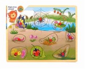 Bild von Puzzle drewniane układanka z pinezkami Jezioro