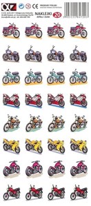 Bild von Naklejki Alfika i Zetki 20 Motocykle