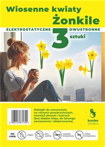 Obrazek Wiosenne kwiaty Żonkile 3szt