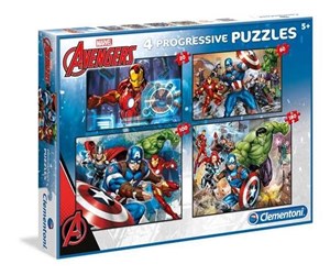 Obrazek Puzzle Avengers 20+60+100+180