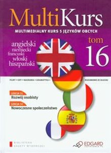 Bild von Multikurs Rozwój osobisty 16 z płytą CD Multimedialny kurs 5 języków obcych