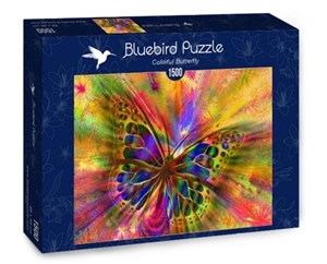 Bild von Puzzle 1500 Kolorowy motyl