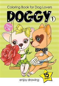 Obrazek Kolorowanka A5 15 obrazków Pieski 1