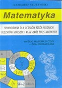 Książka : Matematyka... - Kazimierz Skurzyński