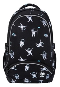 Bild von Plecak trzykomorowy czarny Kosmonauci
