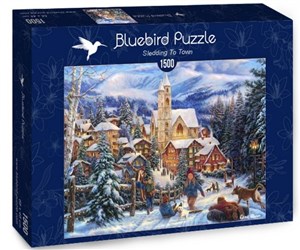 Bild von Puzzle 1500 Zabawa na sankach