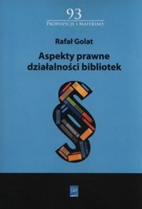 Obrazek Aspekty prawne działalności bibliotek