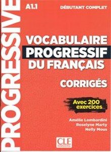Obrazek Vocabulaire progressif du Francais niveau debutant complet A1.1 klucz