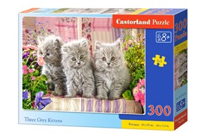Bild von Puzzle Three Grey Kittens 300 B-30330