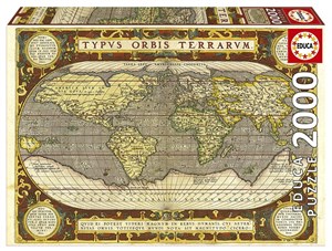 Obrazek Puzzle 2000 Stara mapa świata