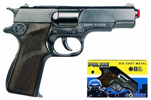 Bild von Metalowy pistolet policyjny 8 naboi