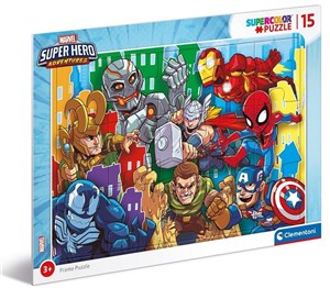 Bild von Puzzle ramkowe 15 Super Kolor Superhero