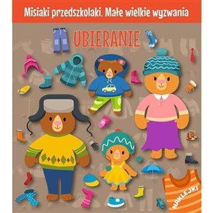 Obrazek Misiaki przedszkolaki. Ubieranie