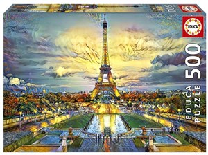 Bild von Puzzle 500 Wieża Eiffla, Paryż