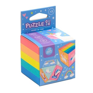 Obrazek Puzzle w kształcie kostki Jednorożec