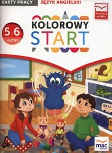 Bild von Kolorowy start 5 i 6 - latki Język angielski Karty pracy Przedszkole