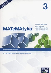 Obrazek Matematyka 3 Podręcznik Zakres podstawowy Szkoły ponadgimnazjalne