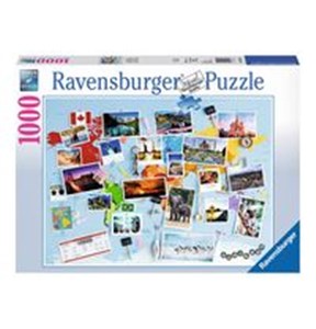 Obrazek Puzzle 1000 Podróż dookoła świata