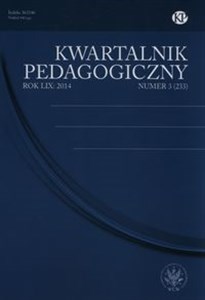 Obrazek Kwartalnik pedagogiczny 3/2014