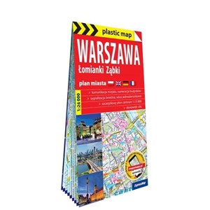 Bild von Warszawa Łomianki Ząbki foliowany plan miasta 1:26 000