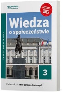 Obrazek Wiedza o społeczeństwie 3 Podręcznik Zakres rozszerzony. Liceum i technikum