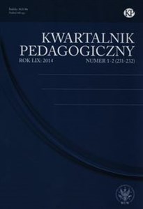 Obrazek Kwartalnik Pedagogiczny 1-2/2014