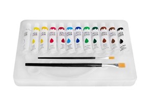 Obrazek Farby akrylowe 12 kolorów