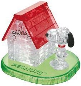 Bild von Crystal puzzle Snoopy z budą