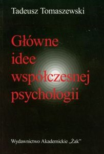 Bild von Główne idee współczesnej psychologii