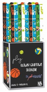 Obrazek Ołówki trójkątne HB 72 sztuki Balls