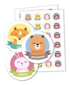 Pokaż szczegóły dla Naklejki motywacyjne - Zwierzątka 48szt Naklejki m... -  polnische Bücher