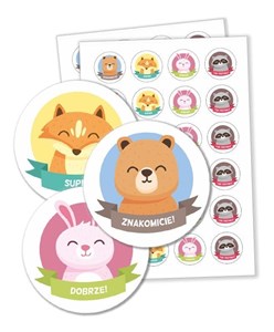 Bild von Naklejki motywacyjne - Zwierzątka 48szt