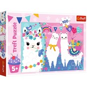 Pokaż szczegóły dla Puzzle 100 Wesołe Lamy Polnische buch : Puzzle 100...