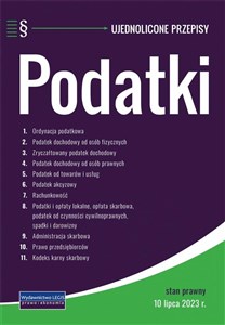 Obrazek Podatki - ujednolicone przepisy