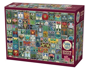 Obrazek Puzzle 2000 Kolorowa mozaika