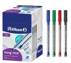 Bild von Długopis Hang Stick mix (50szt) PELIKAN