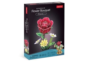 Bild von Puzzle 3D Bukiet kwiatów Róże