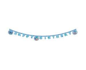Bild von Banner Happy Birthday Stitch & Angel Disney