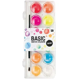 Obrazek BASIC NEON WATER COLOURS 12 FARBEN