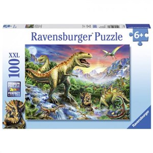 Bild von Puzzle 100 epoka dinozaurów