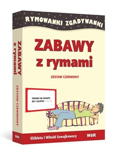 Obrazek Zabawy z rymami. Rymowanki zgadywanki z.czerwony