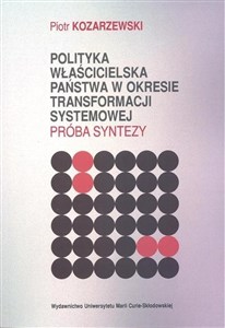 Bild von Polityka właścicielska państwa w okresie transformacji systemowej Próba syntezy