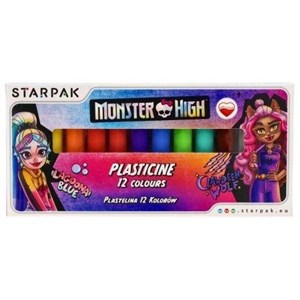 Obrazek Plastelina 12 kolorów Monster High