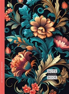 Obrazek Notatnik ozdobny 143x200/64K kratka TW Flora FRESH
